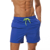 Mens Swim Trunks Summer Loose Solid Color Men's Beach Pants Casual Sports Shorts Swimming Trunks