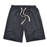 Mens Swim Trunks Summer Men's Shorts Linen Solid Color Casual Beach Pants Loose Large Size Cotton Linen
