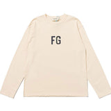 Fog Sweatshirt Spring and Autumn Men's LongSleeved Tshirt plus Size Retro Sports fear of god