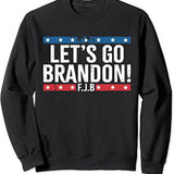 Let's Go Brandon T Shirt Summer English Letter Crew Neck Sweater