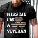 Man T Shirt Cotton round Neck Chalk Heat Transfer Patch
