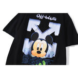 Summer Off Mouse Arrow Short Sleeve Men And Women Youth Casual Tshirt Owt