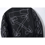 Fall/Winter Jacket Embroidery Arrow Baseball Cottonpadded Jacket Owt