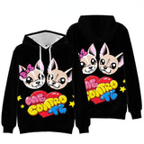 Split Hoodie Demons and Angels Hoodie 3D