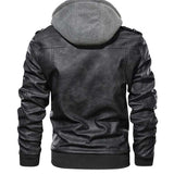 1970 East West Leather Jacket Men's Pu Jacket Coat Fashion plus Size Men's Clothing