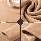 Men Long Sleeve T-Shirts Half Turtleneck Bottoming Shirt