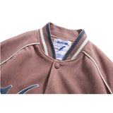 Varsity Jacket for Men Baseball Jackets Spring Coat Printed Baseball Collar Jacket for Men