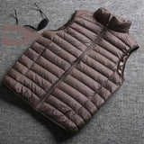 Men's Vest Casual Sleeveless Jacket Men Jacket Vest Men's Vest Large Size Autumn and Winter Clothing