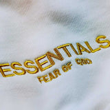 Fog Essentials Hoodie Autumn and Winter Double Line Limited 3M Reflective Letter Embroidery Hoodie Sweater