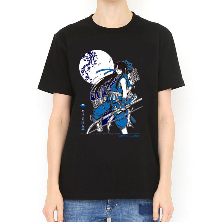 Anime Tshirts Aesthetic Men's Shirt Cospa Men's Anime Print Short Sleeve T-shirt plus Size Casual and Comfortable