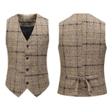 Mens Dress Vests Business Waistcoat Suit Vest Men's Fashion Brand Slim Fit Sleeveless Vest