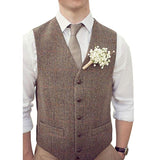 Mens Dress Vests Business Waistcoat Man's Suit Vest Slim Fit Casual Business