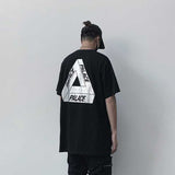Palace T Shirt Summer Triangle Printed T-shirt Men's Loose Short Sleeve Cotton Couple