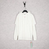 Autumn And Winter Off Back Splash Ink Spray Paint Arrow Hooded Sweater