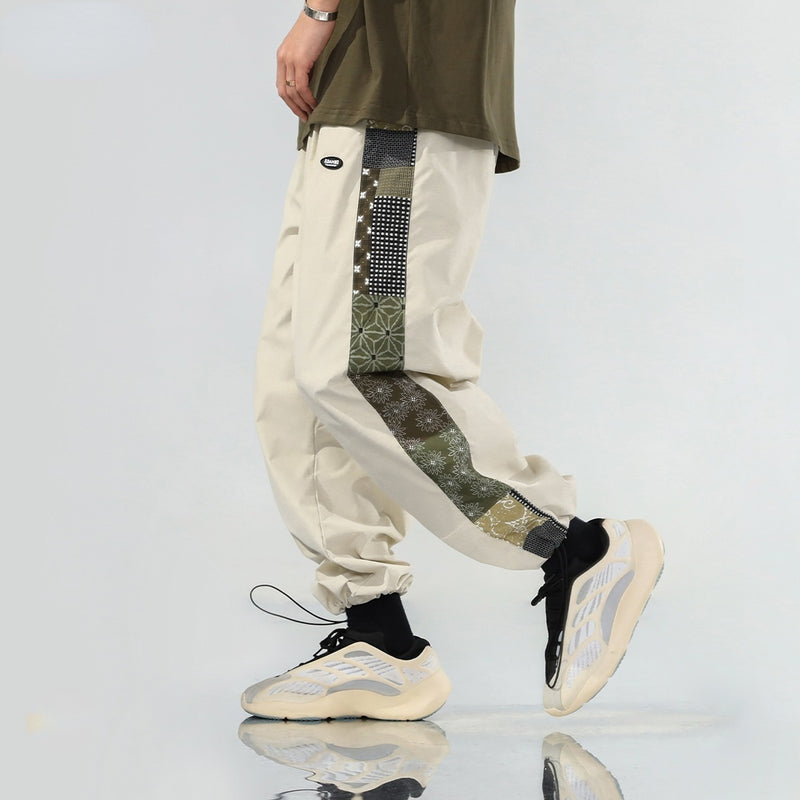 Men Pants Sports Drawstring Ankle Banded Pants