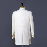 Mens Prom Suits Embroidery Three-Piece Set
