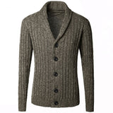 Men Casual Jacket Slim Coat Autumn and Winter Sweater Trendy Men's Slim Fit Fashion Cardigan Cardigan Sweaters Coat