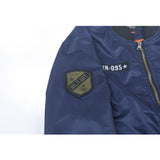 Men's Bomber Jacket Air Force Pilot Jacket Men's Autumn plus Size Retro Sports Coat