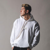 Men's Sports Hoodie Men Sweatshirts Fitness Male's Hoodies Spring and Autumn Men's Fitness Sports Hooded Letters Trendy Sweater Sports Basketball Casual Men's Outfit Tops