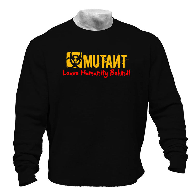 Men's Sports Hoodie Men Sweatshirts Fitness Male's Hoodies Mutant Autumn and Winter Fitness Exercise Long Sleeve Sweater T-shirt Men's Training Clothes