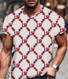 3D T Shirt Ice Cream Pattern Printing