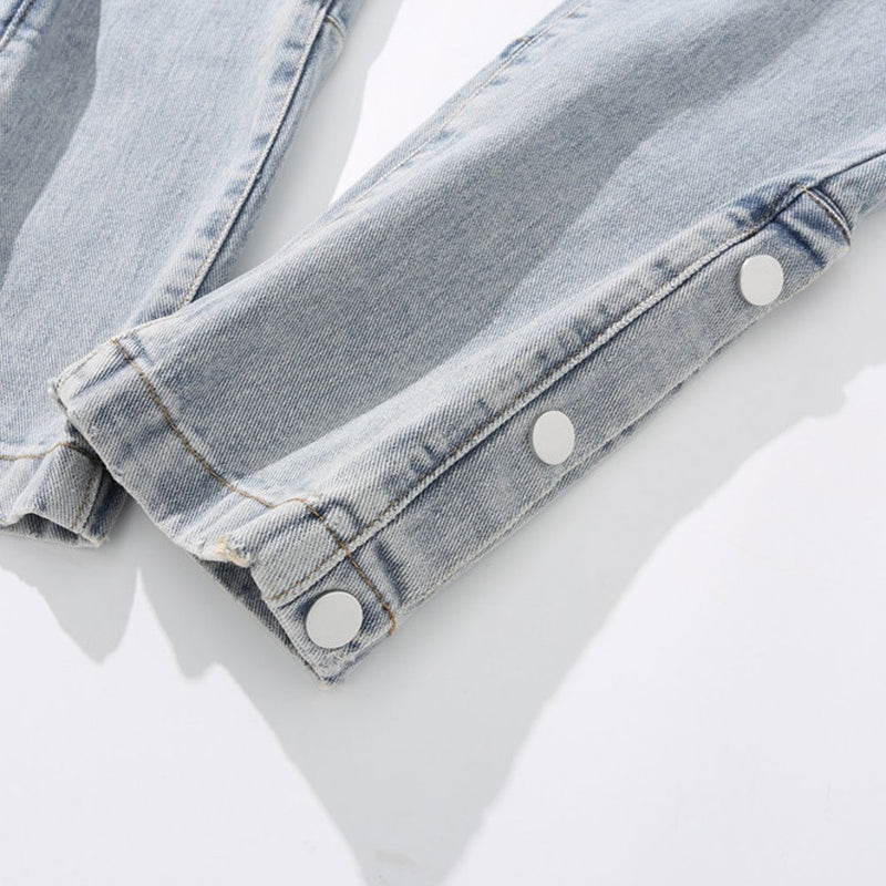 Jeans Men's plus Size Retro Sports Trousers Men Jeans