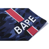 A Ape Print Shorts Cotton Large Size Loose Cropped Pants Camouflage Blue League Youth Fashion Shorts