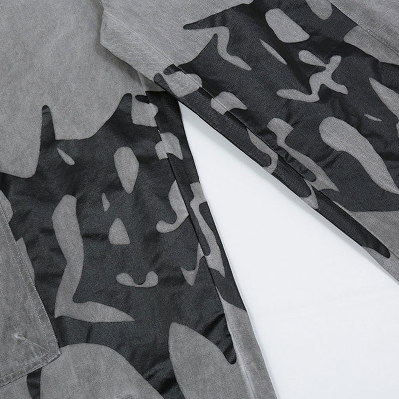 Printed Men's plus Size Retro Sports Trousers Casual Pants Men's Men Denim Pants