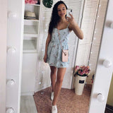 Russian Style Dress Summer Slip Dress