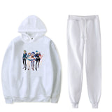 Unisex Sailor Moon Hoodie Casual Sweatshirt Ankle Banded Pants Sports Suit