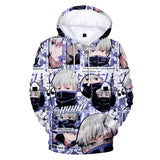 Anime Hoodie Hoodies Pullover Cosplay Costume 3D Fashion Hoodie Sports Leisure Pullover Hoodie with Hood