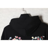 Autumn Off Arrow Print Hooded Loose Sweater Coat