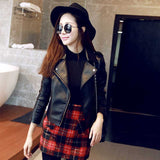 Hot Pink Motorcycle Jacket Spring and Autumn Slim Fit Pink Pu Jacket Biker's Leather Jacket