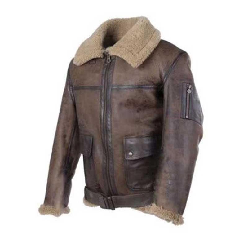 1970 East West Leather Jacket Fur Personality Coat Men