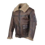 1970 East West Leather Jacket Fur Personality Coat Men