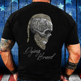 Man T Shirt Casual round Neck Heat Transfer Patch Printed Loose Pullover